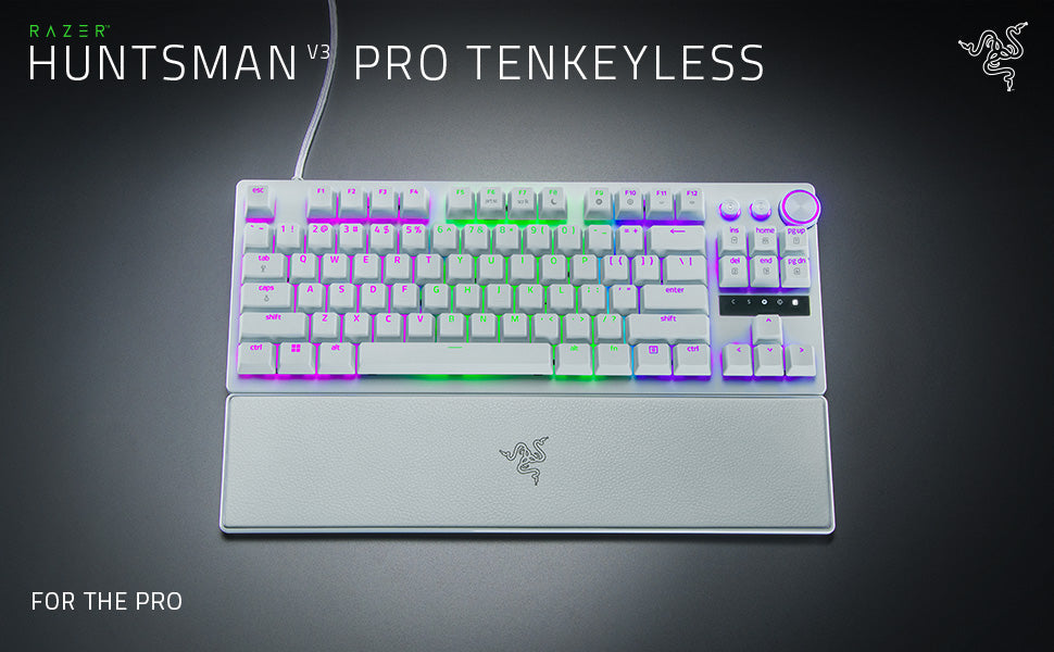 全2種】Razer Huntsman V3 Pro Tenkeyless (White Edition) レイザー