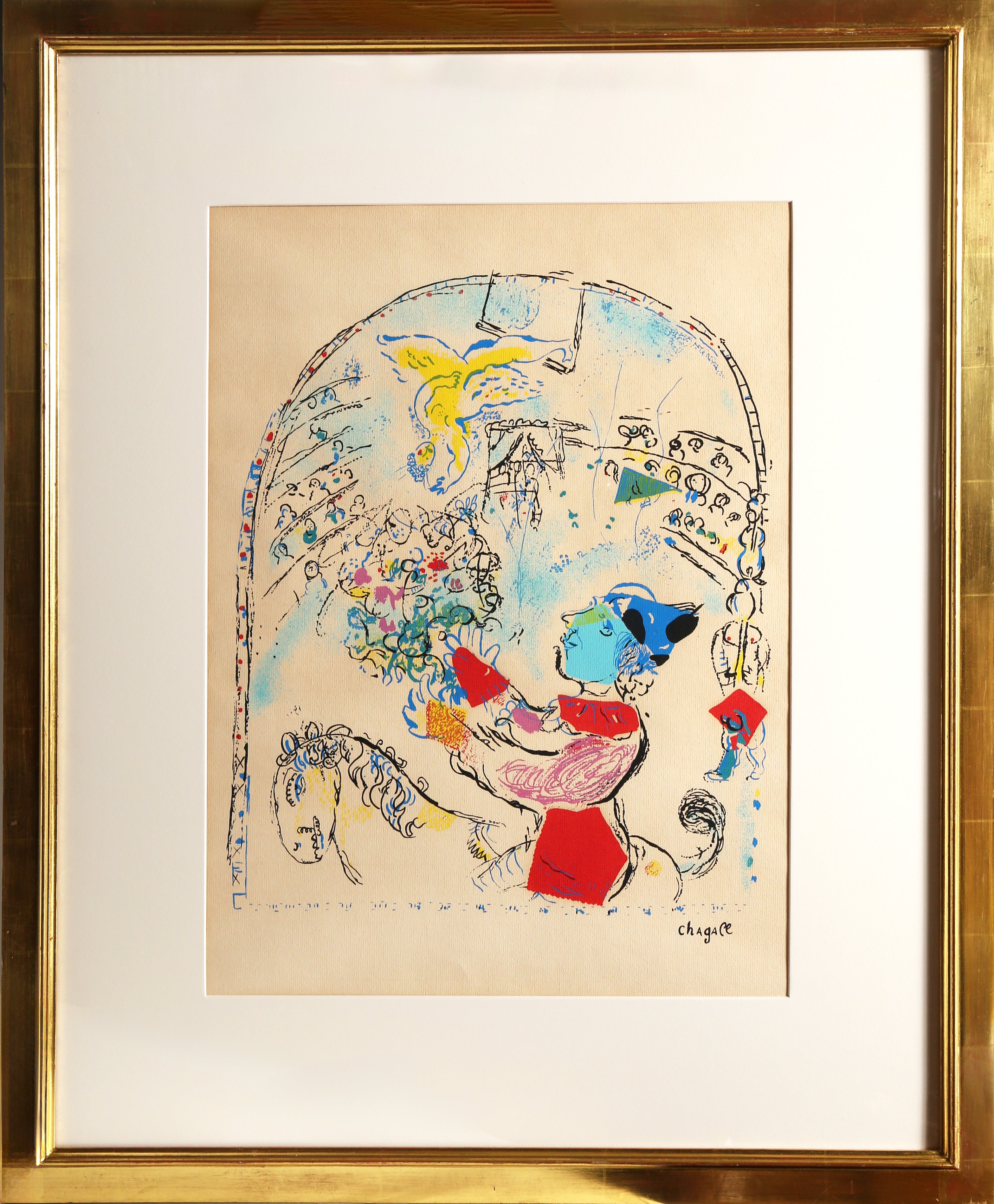 子犬様専用 Marc Chagall 抽象画 金色フレーム 【公式通販】