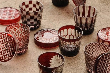 江戸切子 蓋つきグラス | 蓋ちょこ | 七宝 | 廣田硝子