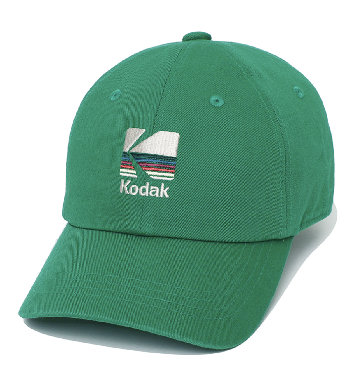 レインボー刺繍ボールキャップ【グリーン】 - KODAK | 60% - アジア