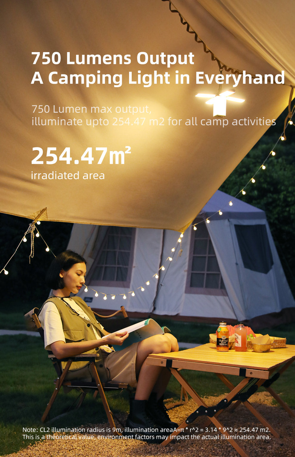 KLARUS CL2 Pro 14000mAh High Capacity Camping Lights Tent Lantern
