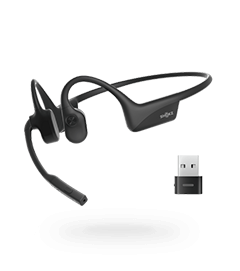 OpenComm2 2025 Upgradeワイヤレス骨伝導ヘッドセット– Shokz