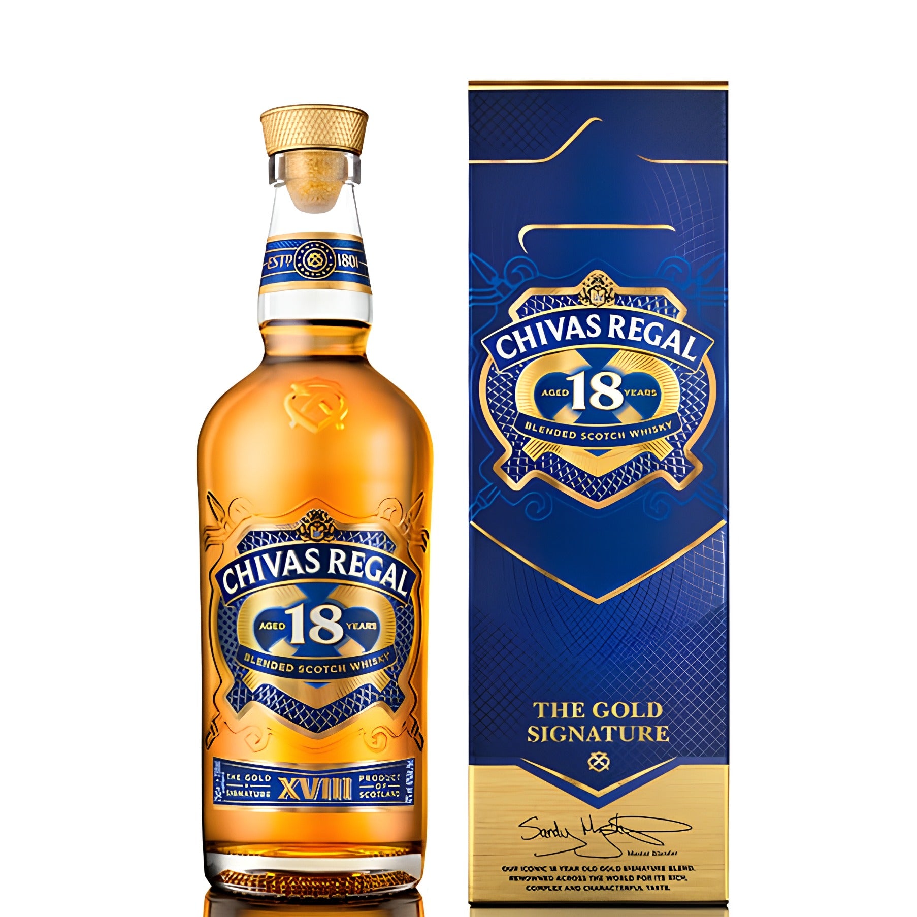 Chivas Regal 18 Yr Old Blended Scotch Whisky 750ml Premium Whisky