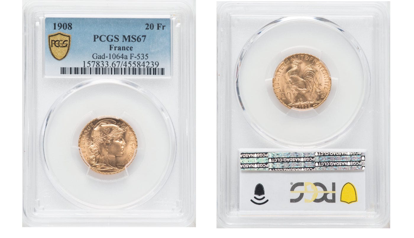 フランスの2つの象徴が描かれた価値ある金貨！マリアンヌ20フランに