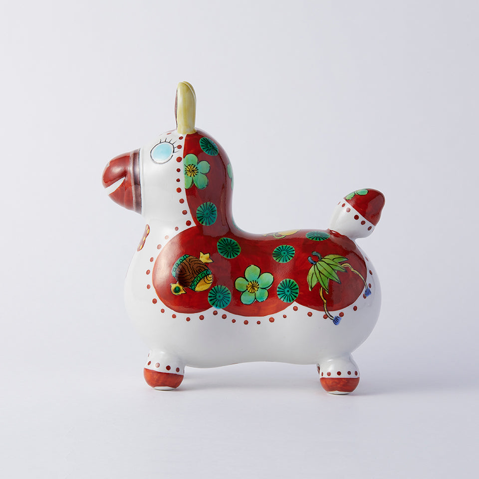 九谷焼ロディ 勝部明美作 赤木米縁起尽し文 [RO-4]｜Discover Japan