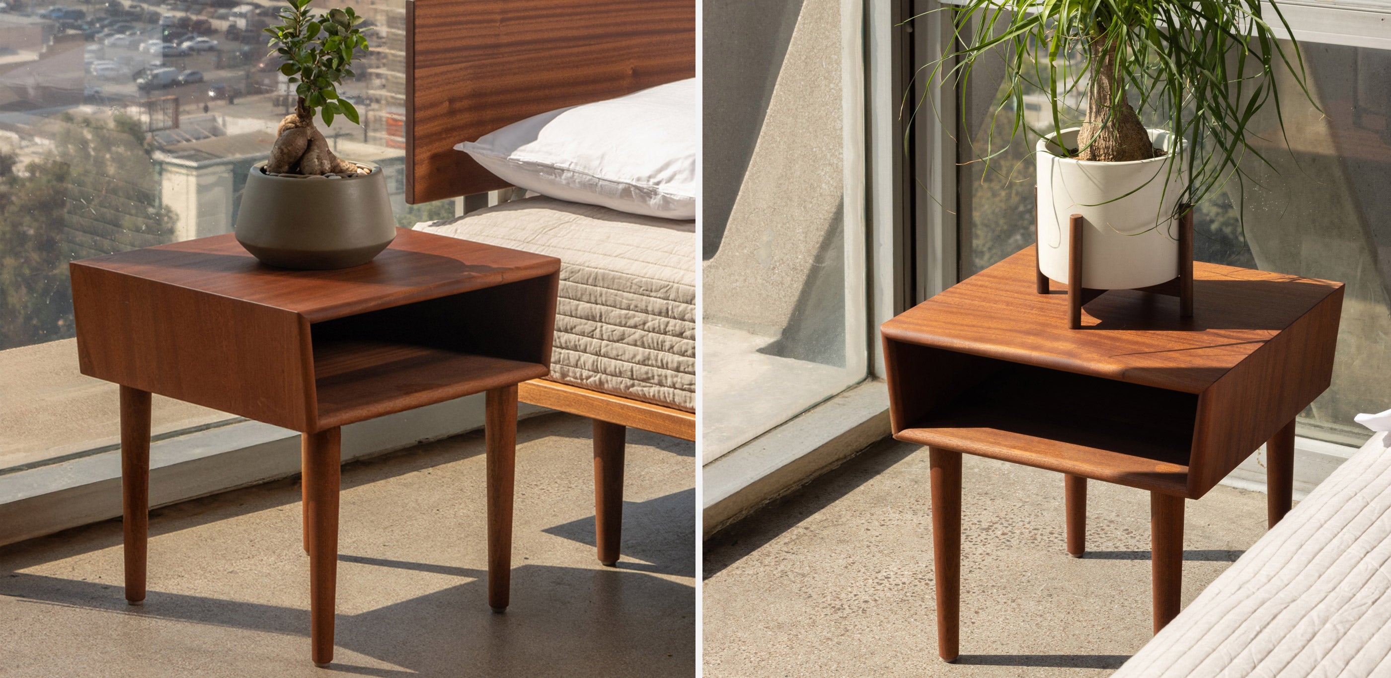 ucサイドテーブル ベッドサイドテーブル 大 剥離 ucサイドテーブル