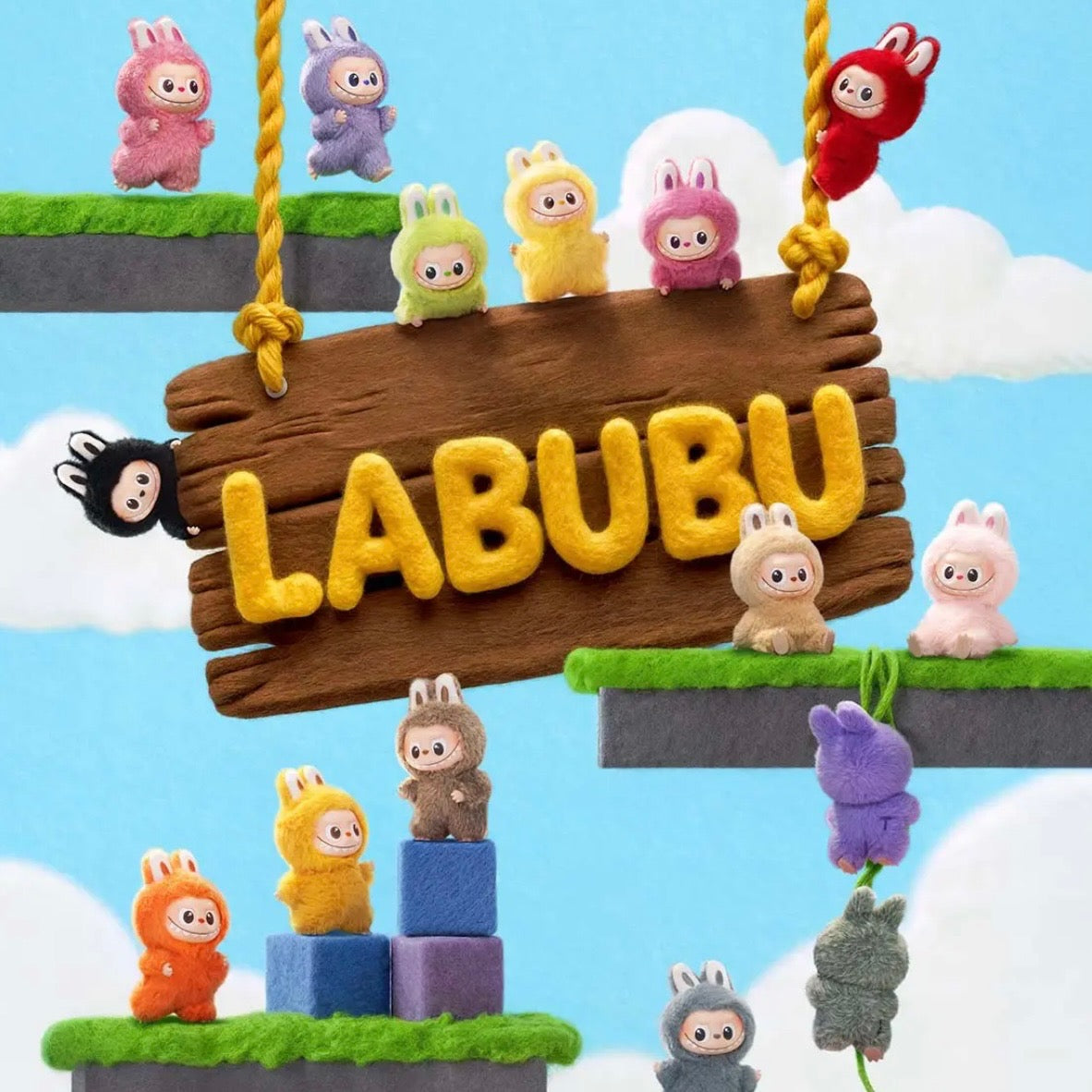 Pop Mart The Monsters Pin For Love Series Pendant Blind Box (N-Z