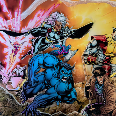X-MEN #1 Multi-Layer Acrylic Panel by Jim Lee - On Sale INFO