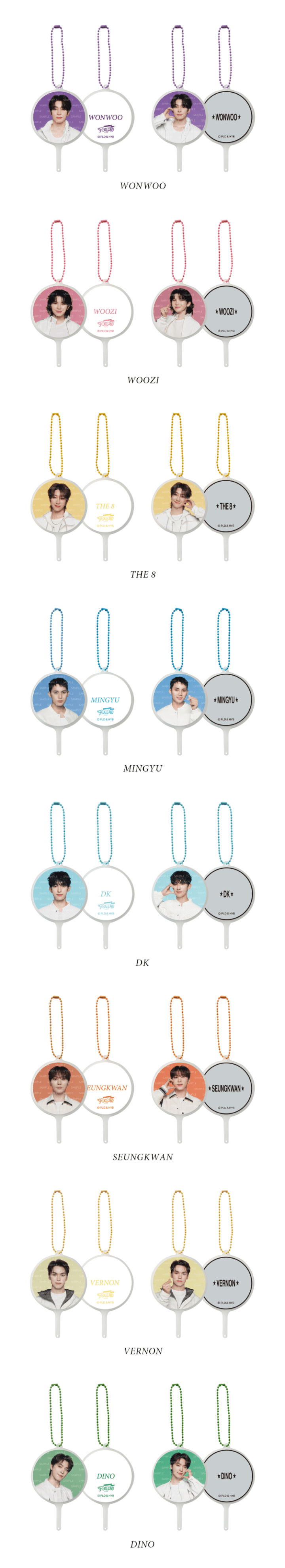 SEVENTEEN] Tour Again : Follow To Japan : Mini Picket Keyring
