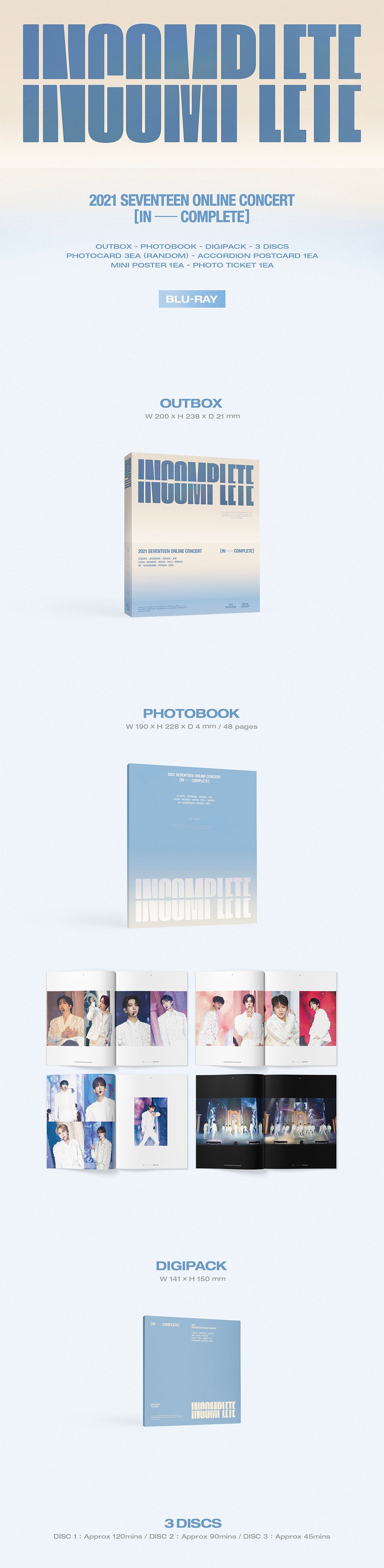 SEVENTEEN | 세븐틴 | [ 2021 ONLINE CONCERT INCOMPLETE BLURAY