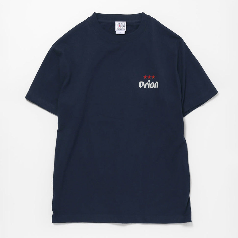 ORION×HABUBOX】オリオンクーラーBOX Tシャツ ネイビー コラボ