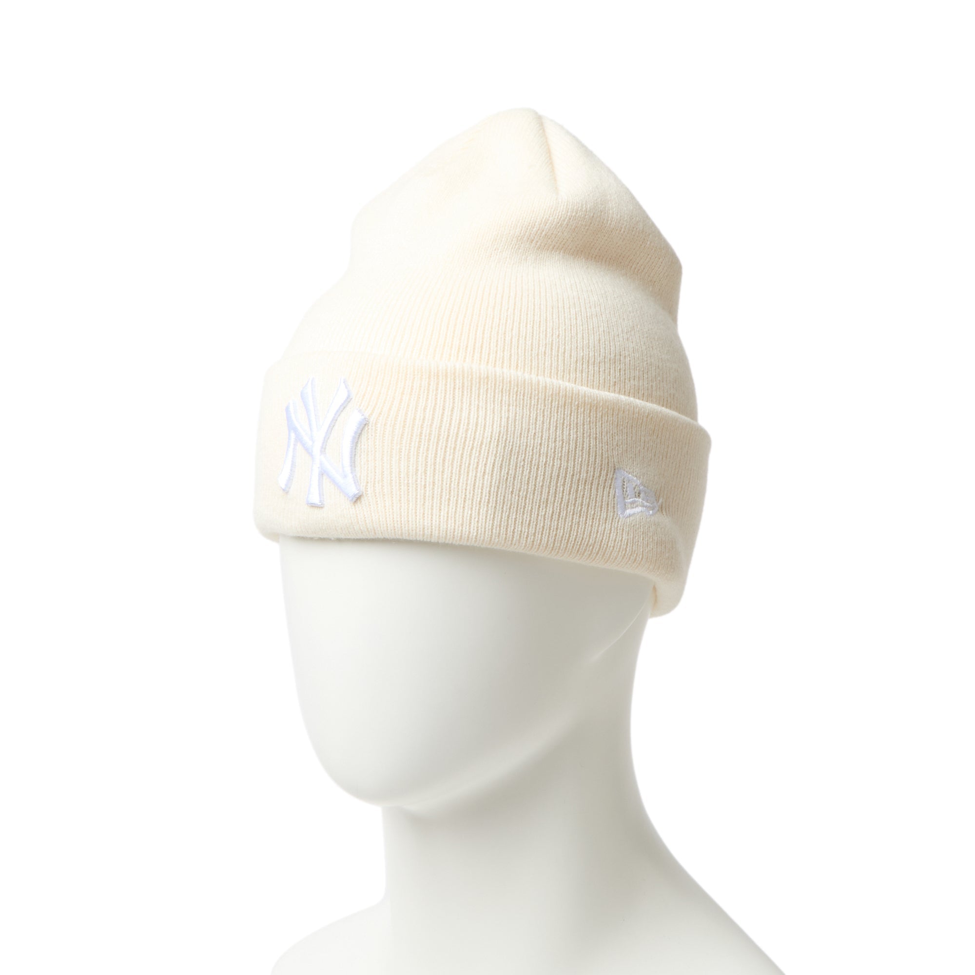 NEWERA ベーシック カフニット モールヤーンニット ホワイト シュント