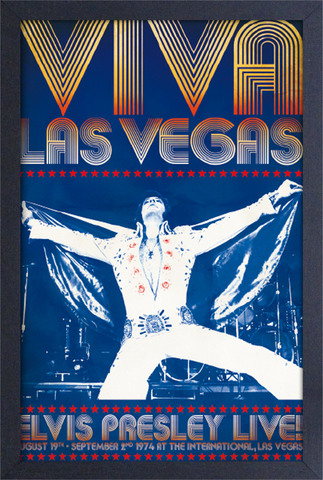 Elvis Presley - Viva Las Vegas Framed Gelcoat – The College Poster
