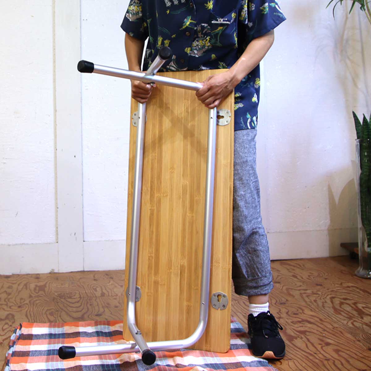 スノーピーク / snow peak フォールディング シェルフ 竹 ベンチ