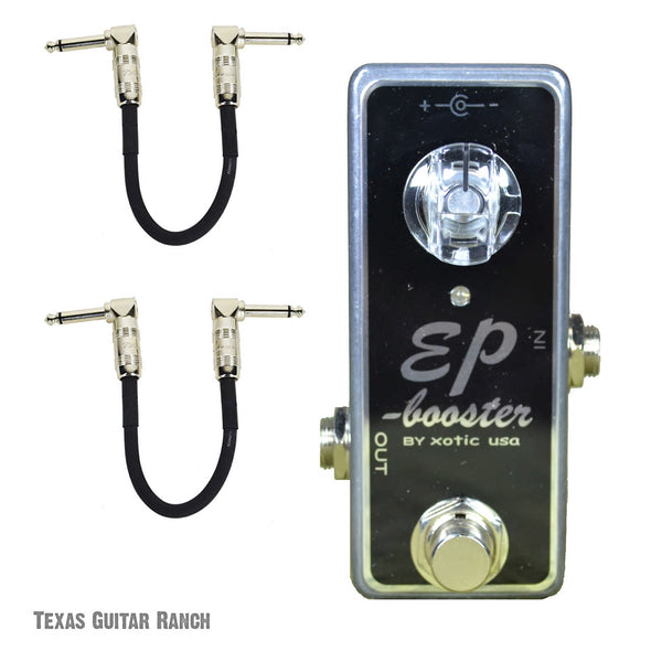 Xotic EP Booster with Free Patch Cables Guitar Effects Pedal