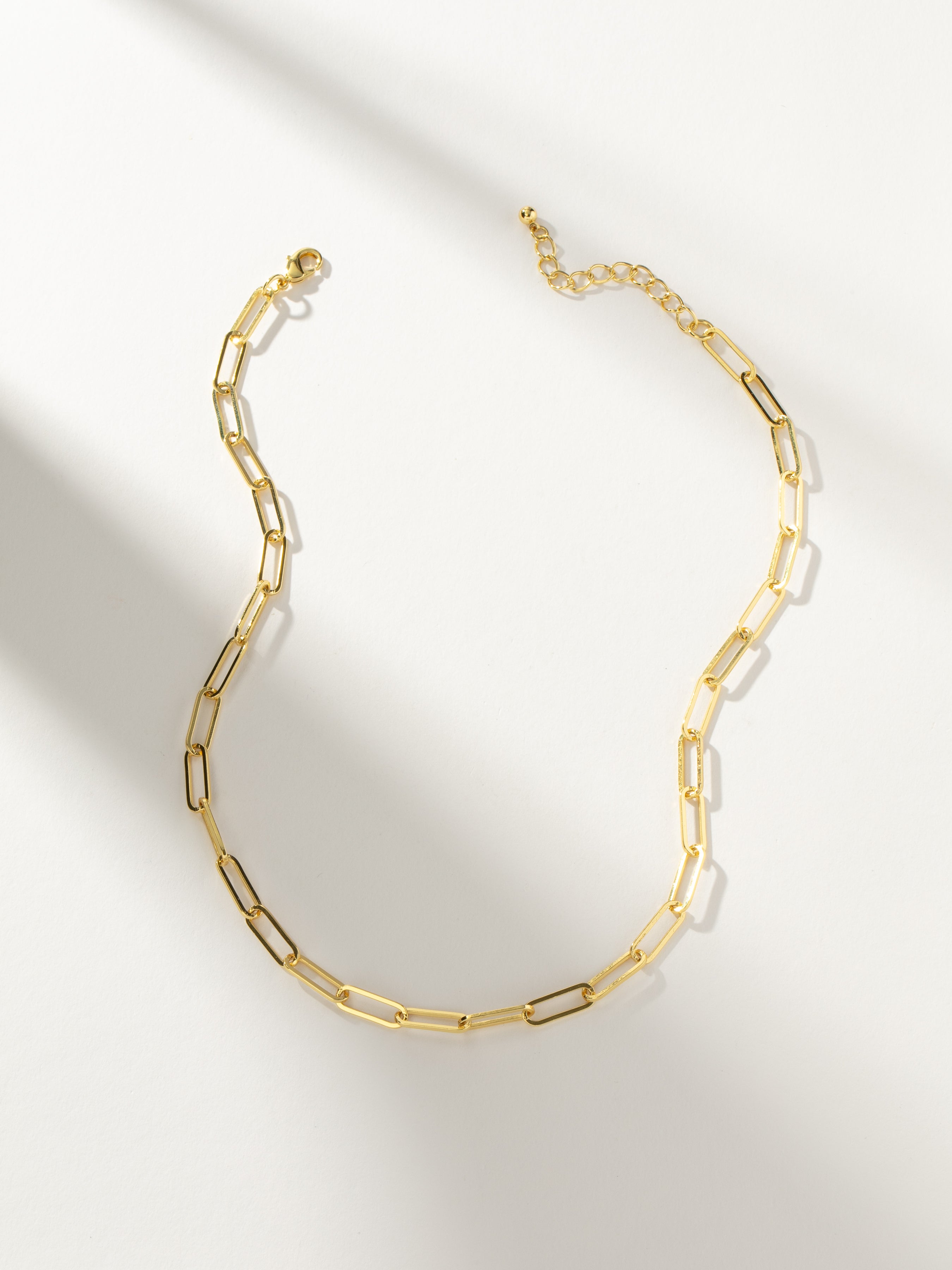 Staple Paperclip Chain Bracelet in Gold | Uncommon James