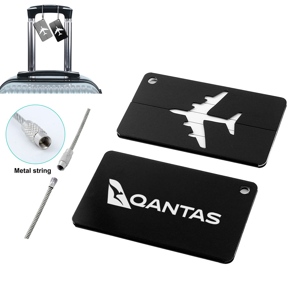 Qantas Airways Airlines Designed Aluminum Luggage Tags – Aviation Shop