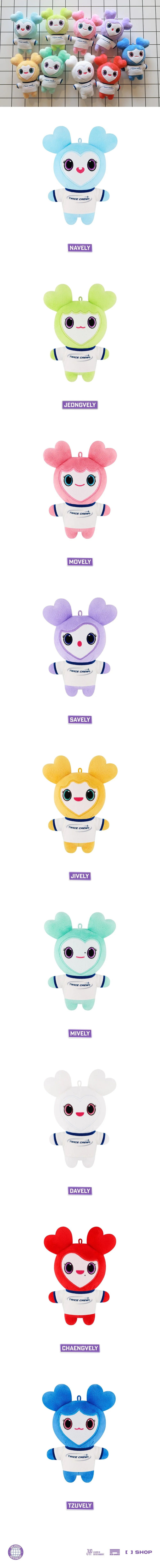 TWICE 10VE UNIVERSE Official Merchandise - Lovely Plush (Original