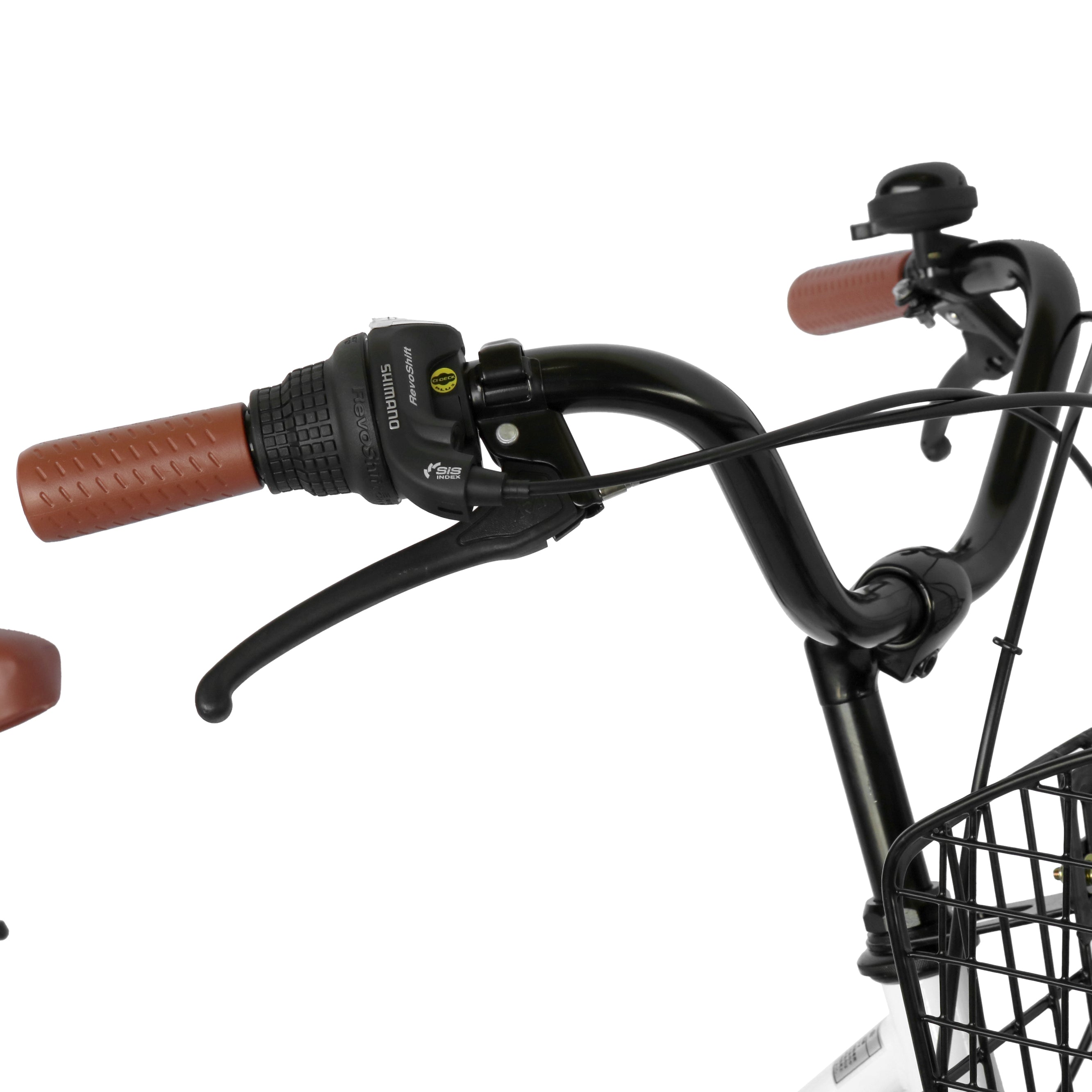 ママチャリ SHIMANO 変速 チャイルドシート 前カゴ付き 26インチ