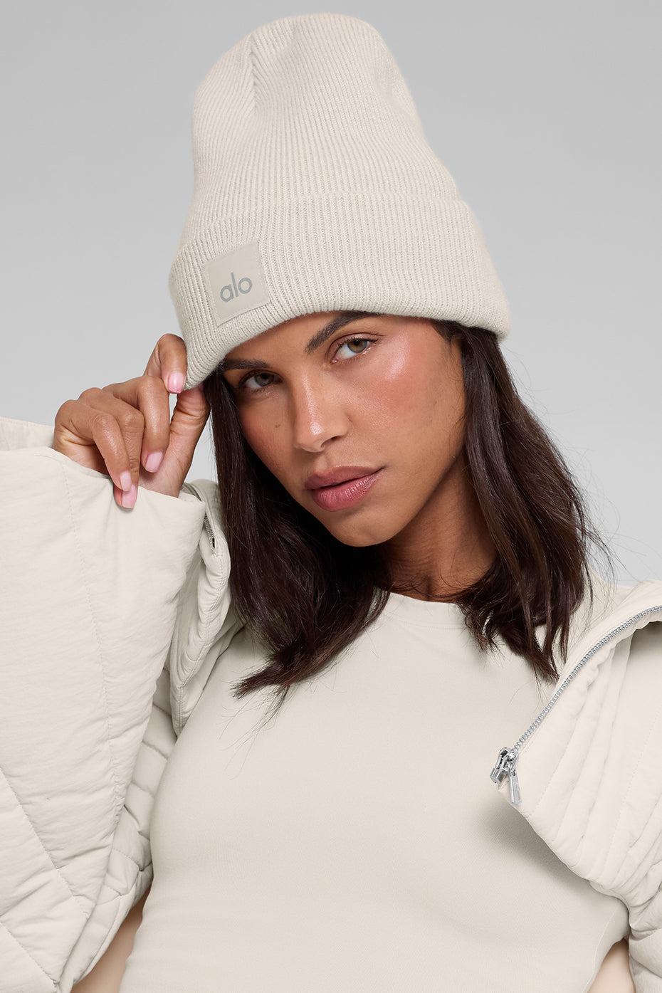 alo yoga Notable Beanie gravelベージュ ニット帽 Alo yoga】Notable