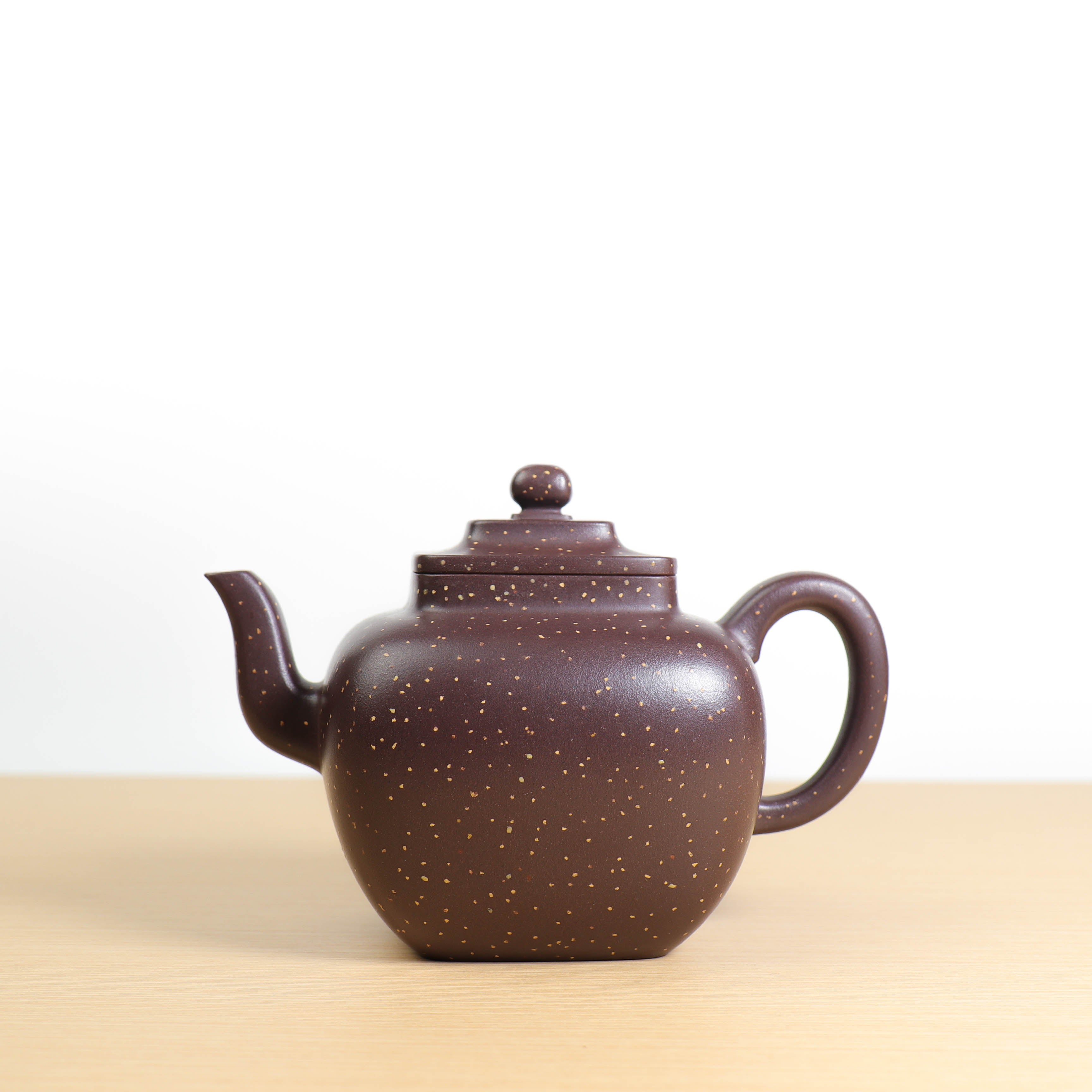 中国古美術・原鉱段泥 高風亮節壺 底款:陳鳴遠 紫砂壺・急須・茶壺