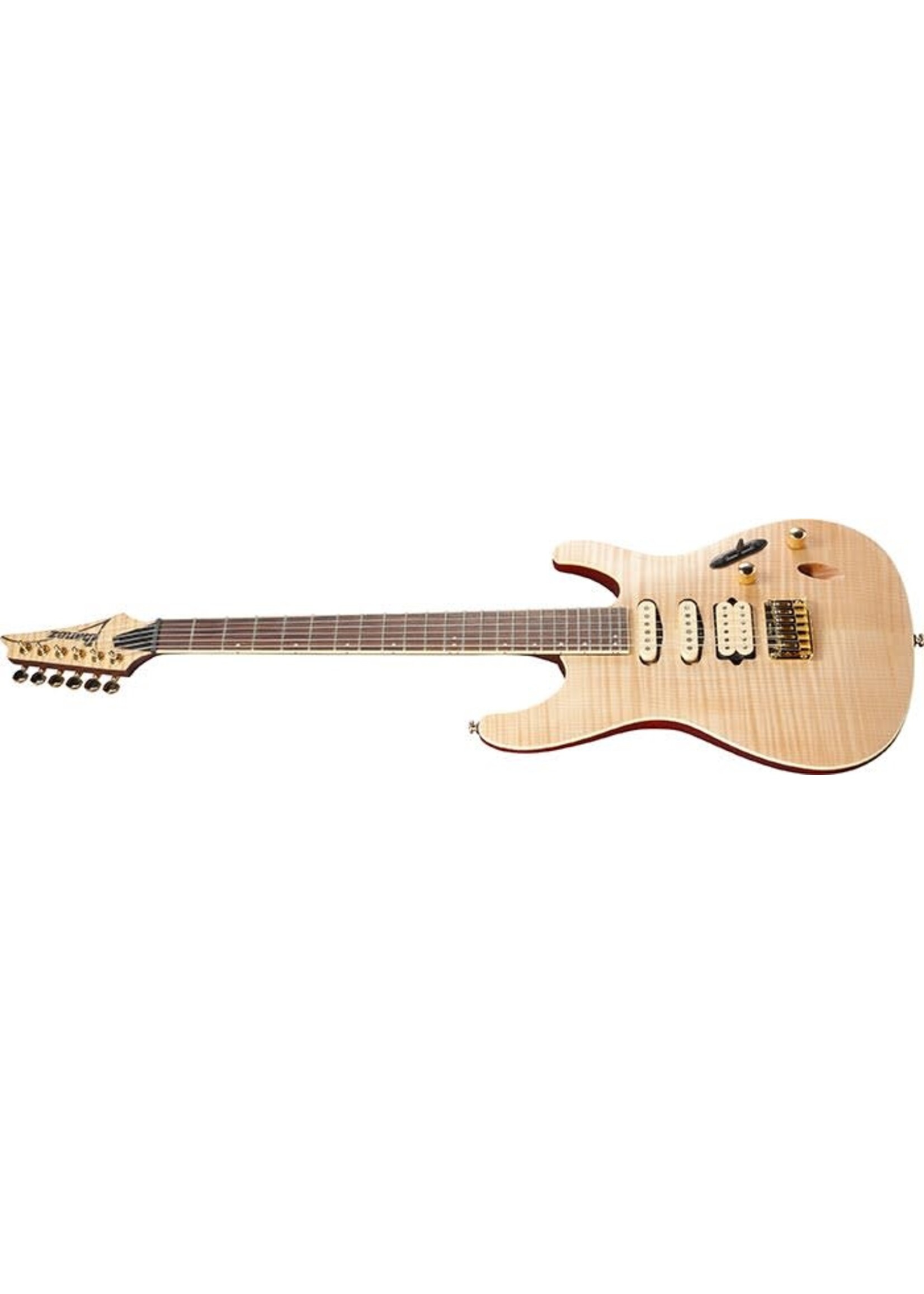 Ibanez SEW761FMNTF Standard 6-String Electric Guitar, Natural Flat