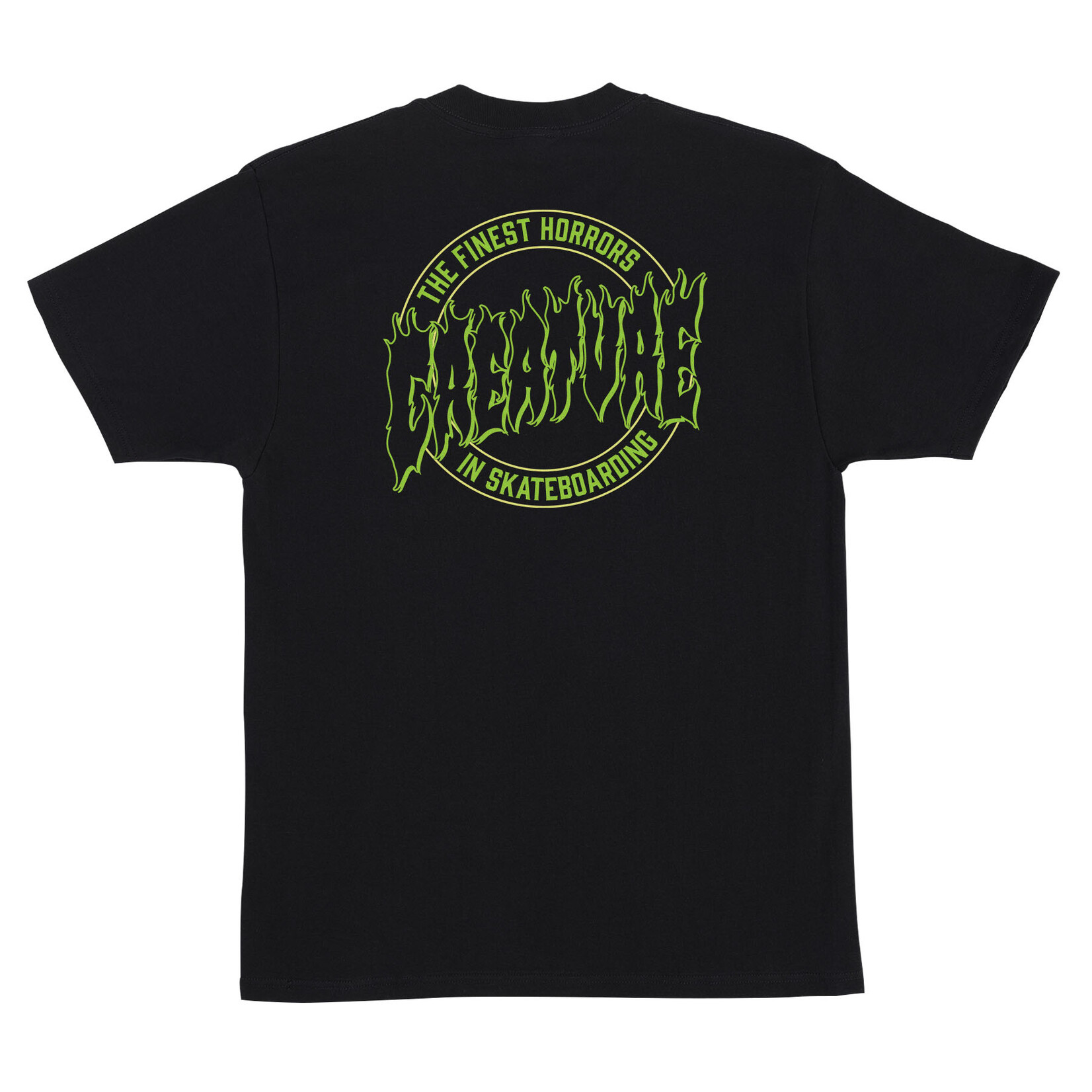 Creature Finest Flame S/S Midweight T-Shirt- Black - Attic Skate