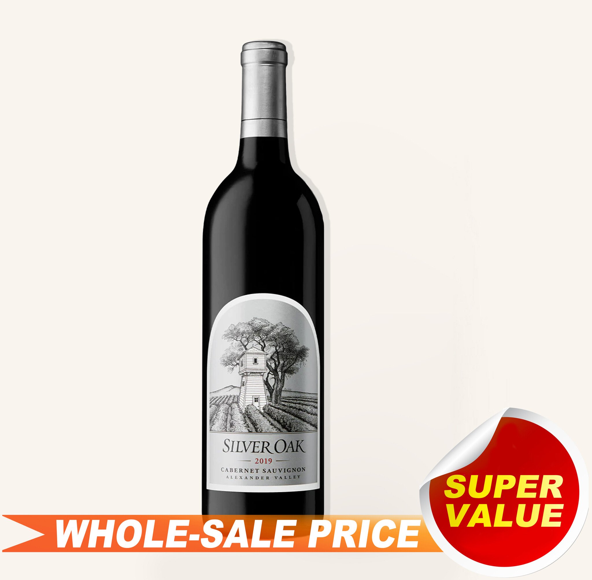 Silver Oak Alexander Valley Cabernet Sauvignon Red Wine 2019 750ml