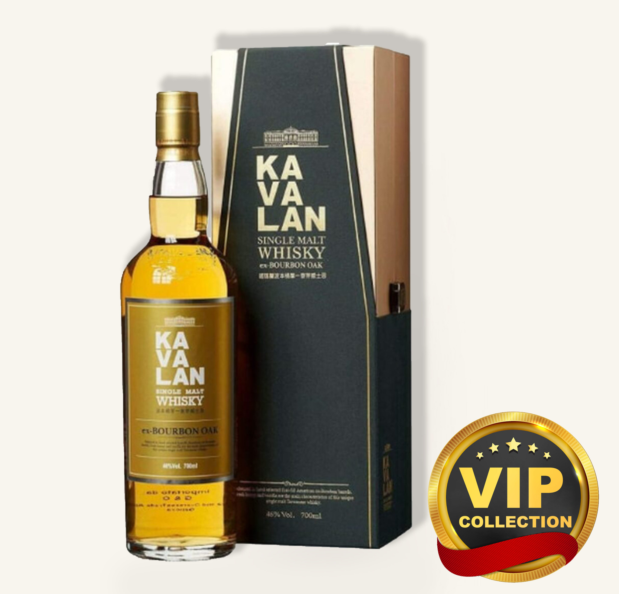 Kavalan Ex-Bourbon Oak Taiwan Whisky 46% Alc 750ml $116 FREE