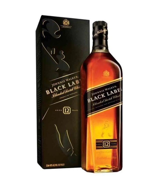 JOHNNIE WALKER BLACK LABEL 80 YRC 750ML - Liquor Mart