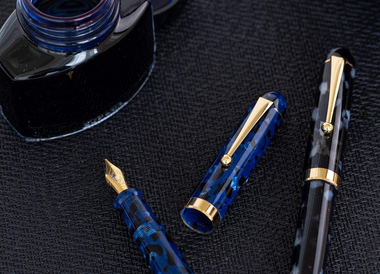 ハンドメイド ボールペン 大西製作所 手作り 空色 夏の空のような