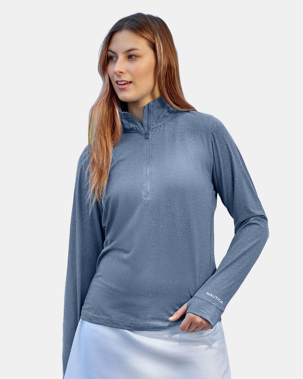 Nautica N17925 - Women's Saltwater Quarter-Zip Pullover