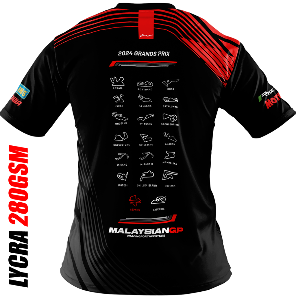 SEPANG MOTOGP 2024 REDLINE T-SHIRT (LYCRA) – SUPERBIKE CREW