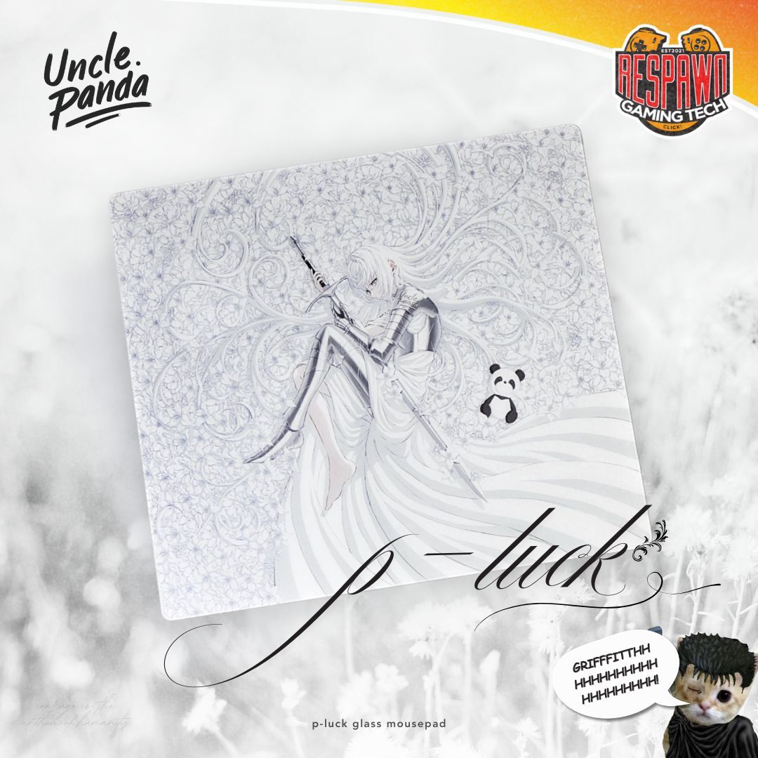 Uncle Panda - P - Luck Glass Mousepad – Respawn Gaming Tech
