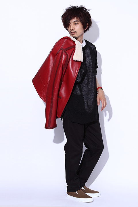 空の境界 両儀式 モデル レザージャケット | SuperGroupies(スーパー