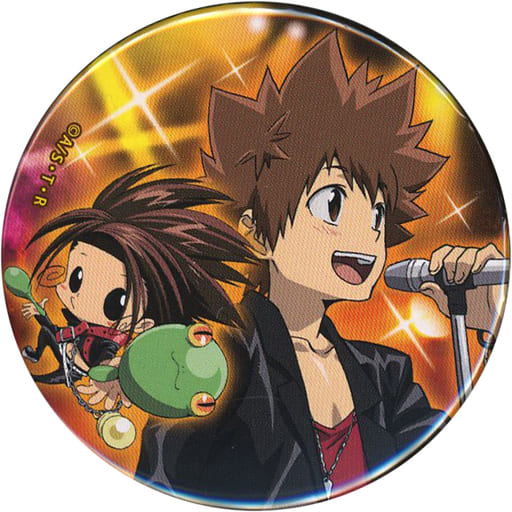 家庭教師ヒットマンREBORN 沢田綱吉 J-WORLD ロング 缶バッジ 家庭教師