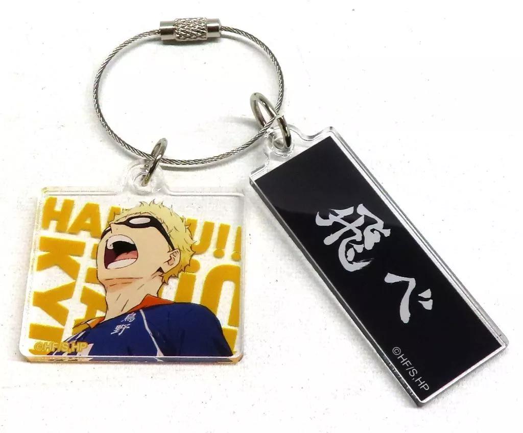 ハイキュー ハイドリ 2周年記念アクリルキーホルダー 月島蛍 ハイドリ