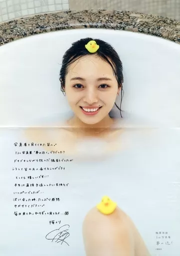 超希少】直筆サイン入りB2ポスター 梅澤美波1st写真集 夢の近く 超