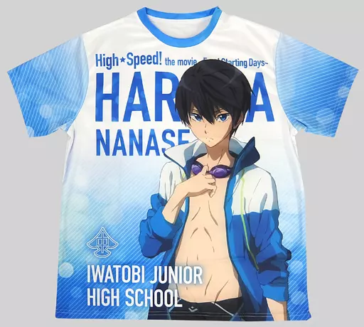 ハイ⭐︎スピード　Free! フルグラフィックTシャツ　七瀬遙　　希少 ハイ⭐︎スピード Free! フルグラフィックTシャツ 七瀬遙 希少 - メルカリ