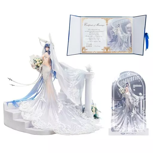 【ほぼ新品】アズールレーン ニュージャージー スノーブライドラブ フィギュア 特典】アズールレーン ニュージャージー スノーブライドラブVer. 1/7