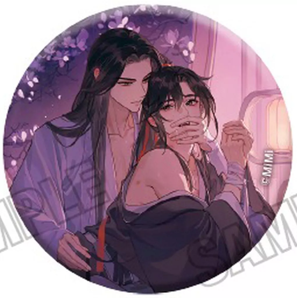 魔道祖師 魏無羨 藍忘機 飛花甘露 グリッター 缶バッジ 忘羨 魔道祖師