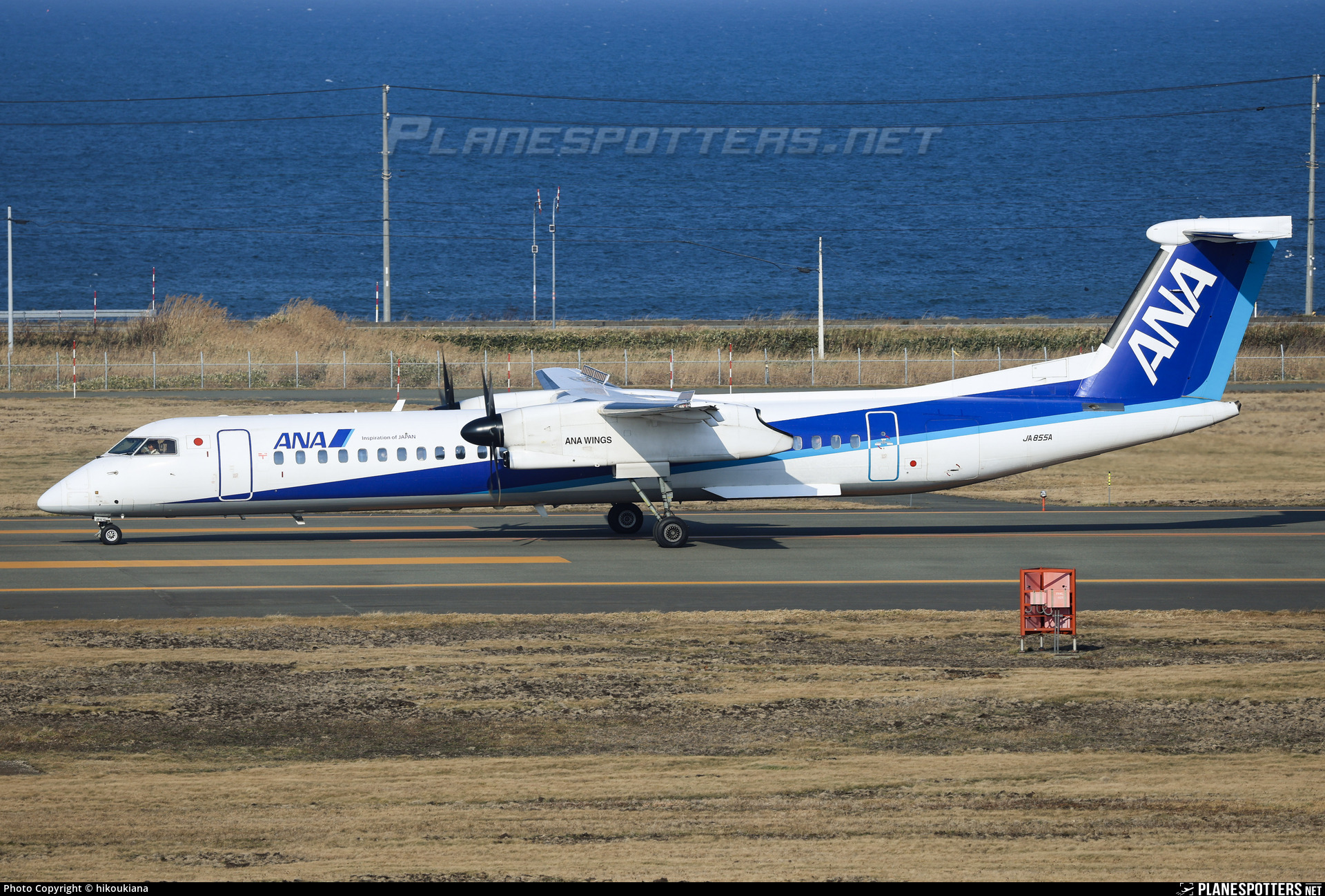 JA855A All Nippon Airways Bombardier DHC-8-402 Dash 8 Q400 Photo