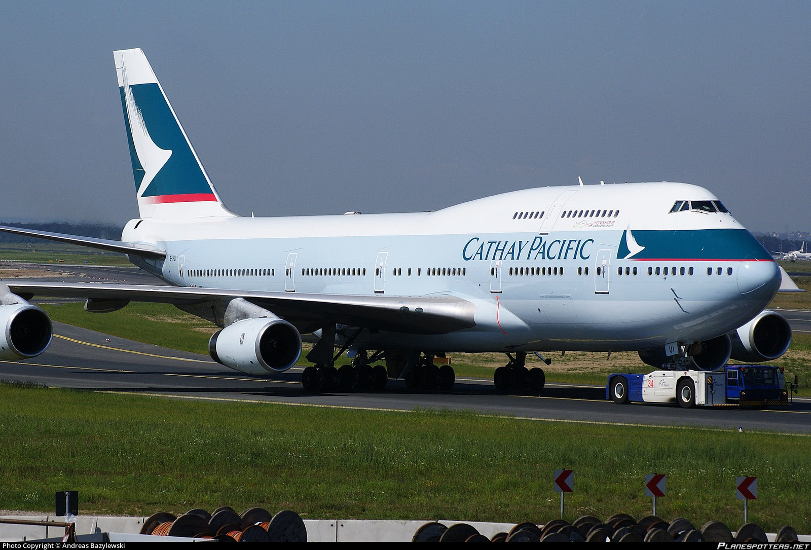 CX Cathay Pacific B747-400 B-HUI 3色 CX Cathay Pacific B747-400 B