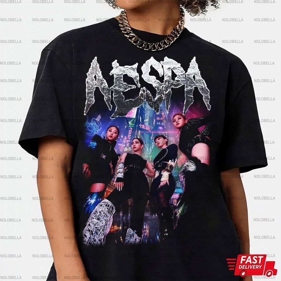 aespa 2024年LIVE TOUR TシャツLサイズ＋aespaセット aespa、2024年の