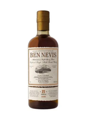 BEN NEVIS 21 ans 1996 54,1% - 0.7 - Scotland - Maison du Whisky