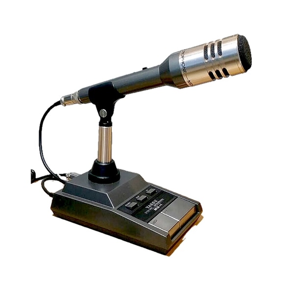 Yaesu MD-1 C8 Vintage Ham Radio 8-Pin Desk Microphone (UNTESTED