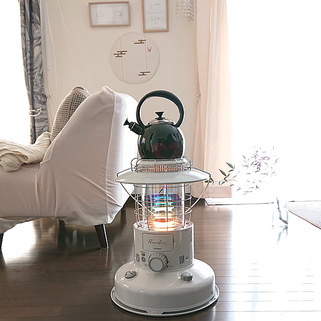 トヨトミ レインボー Rainbow ストーブ ホワイト レインボーストーブ