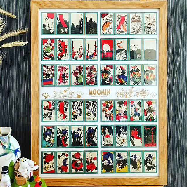 ムーミン花札額縁Moomin