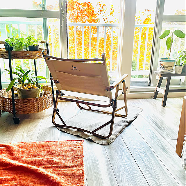 イケア 【IKEA】LUBBAN/ルッバン ワゴンテーブル 籐/チャコール - 通販