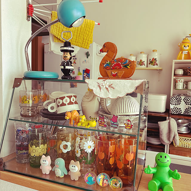 ガラスケース ガラスショーケースのおしゃれなアレンジ・飾り方の